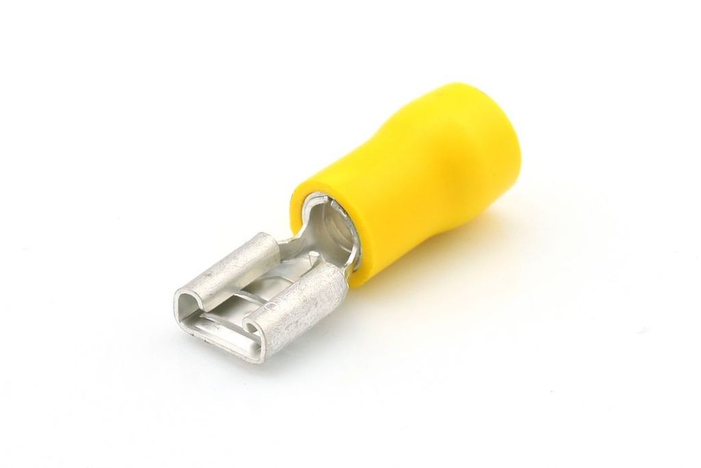 Quetschverbinder, 4.0 - 6.0 mm², gelb, DIN/ISO 46245