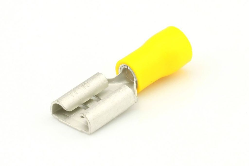 [A.252.514] Cosses isolés 4.0 - 6.0 / 9.5mm jaune