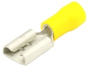 Quetschverbinder, 2.5 - 6.0 mm², gelb, DIN/ISO 46245
