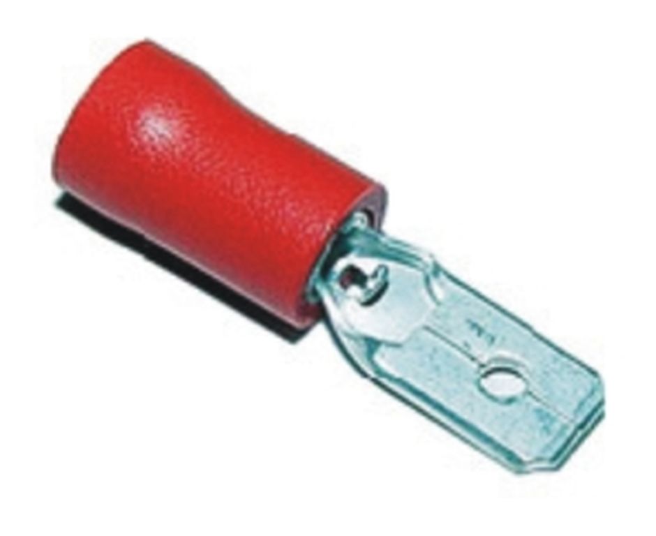 [A.252.520] Cosses isolés 0.5 - 1.0 6.3mm rouge
