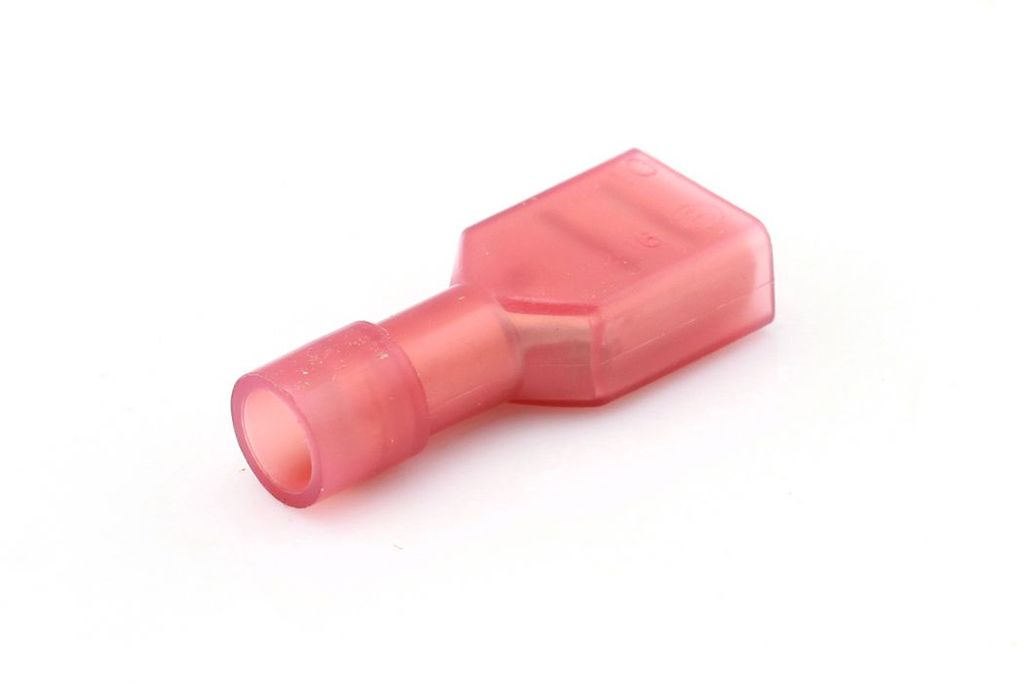[A254154] Connecteur à sertir en nylon, 0,5 - 1,5 mm², rouge