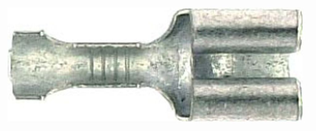 Flachsteckhülsen 0.5 - 1.0mm², B: 6.3 x 0.8mm