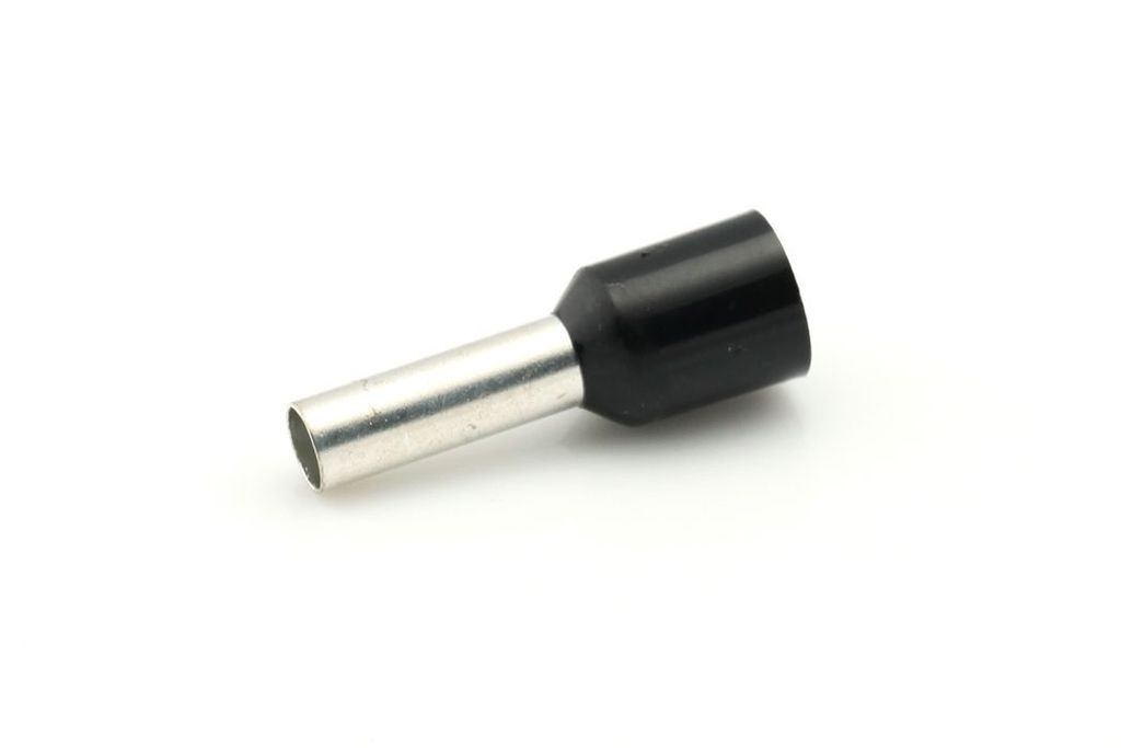 Ader-Endhülsen isoliert 6.0mm²   schwarz, DIN -  46228