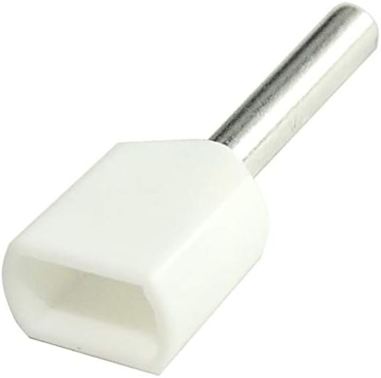 [50.252.471] TWIN Ader-Endhülsen isoliert 2x 0.75mm²  weiss