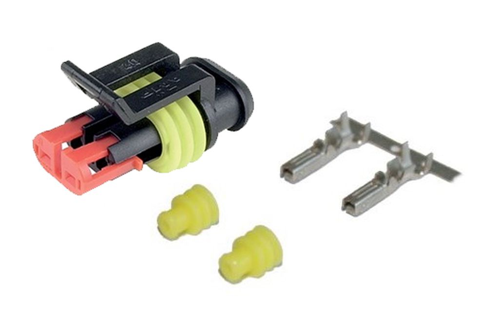 Superseal Steckverbinder Set 2-polig komplett