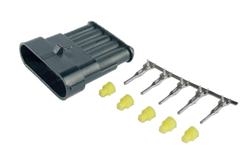 [50.390.829.1] Superseal Steckverbinder Set  5-polig komplett