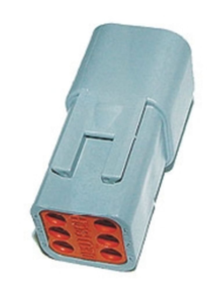 [17.397.000] Deutschdose 6-pol (DT04-6P) ohne Pins !! IP68