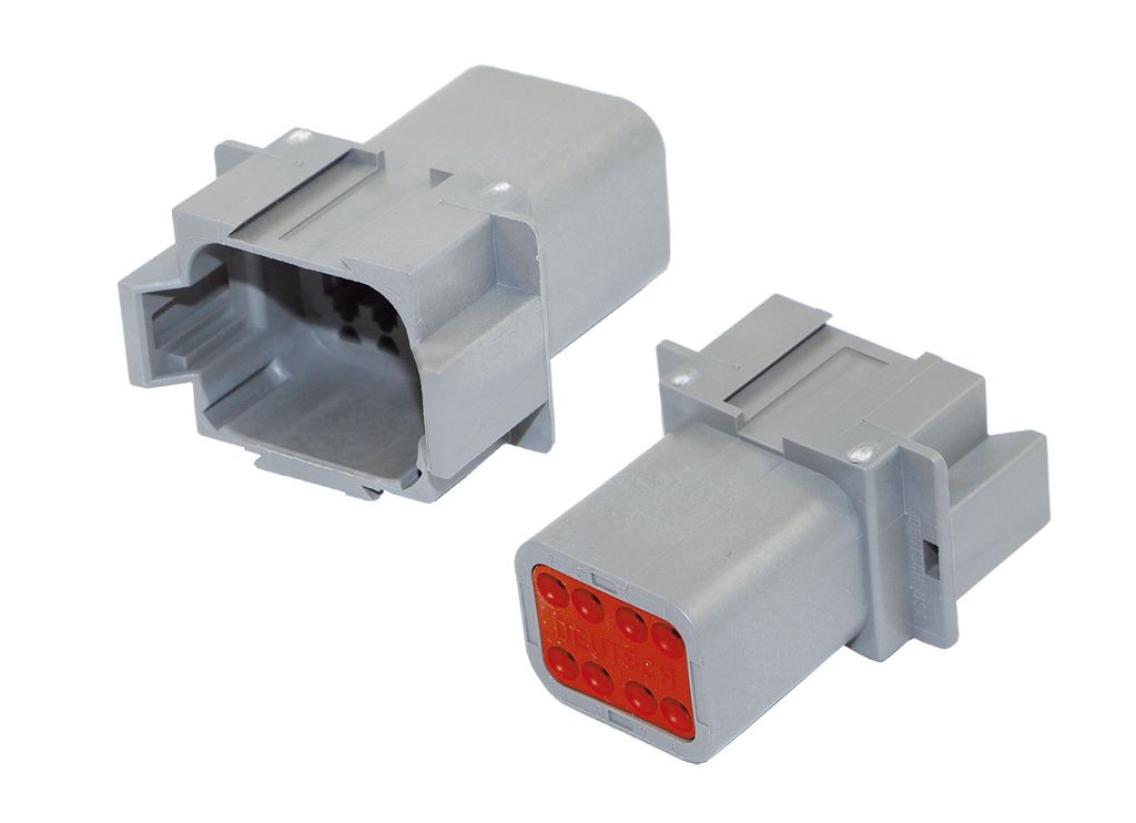 [17.398.000] Deutschdose 8-pol (DT04-08PA) ohne Pins !! IP68