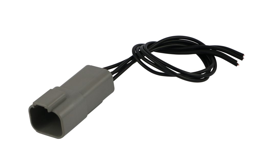 [17496000] Deutschdose 4-pol  (DT04-4P) mit Kabel 0.3m, IP68