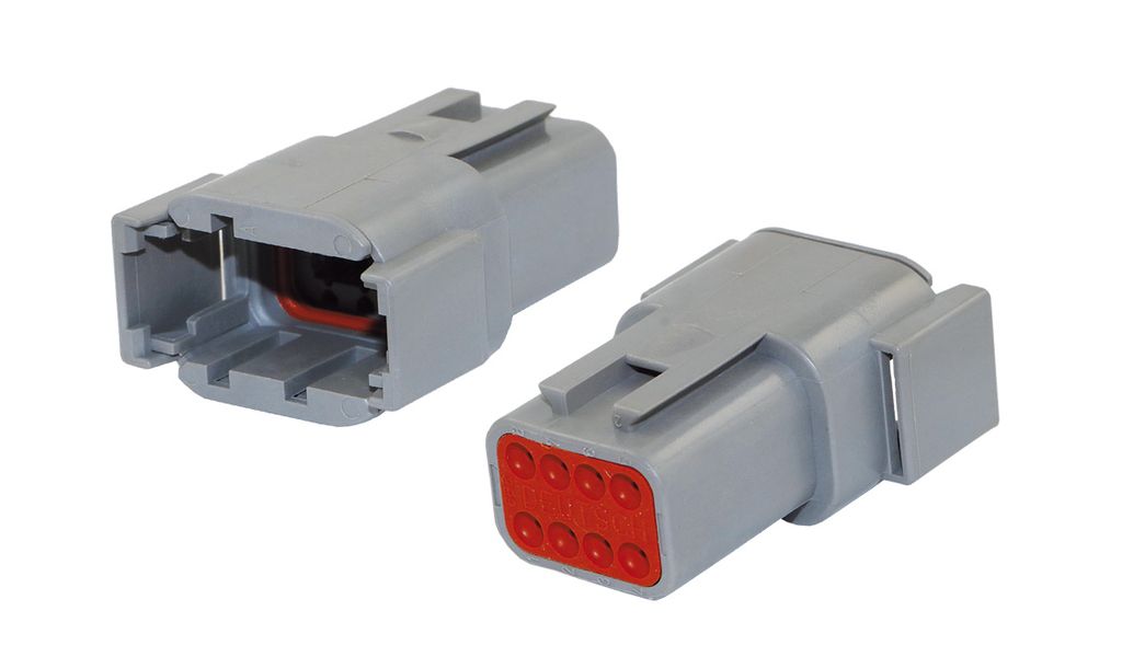 Deutschdose 8-pol Mini ohne Pin !! (DTM048PA) IP68