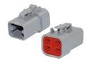 Connecteur allemand 4 pôles (DTP06-4S) IP68