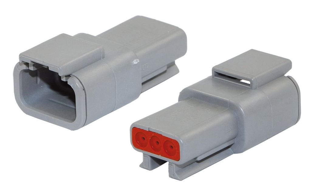 Deutschdose 3-pol Mini ohne Pin !! (DTM04-3P) IP68