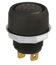 Drucktaster (12)  Ein/Aus 12-24V  IP67 wasserdicht