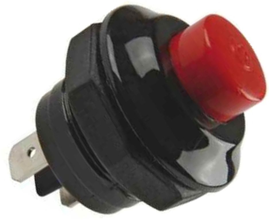 [70.468.260] Bouton-poussoir interrupteur, on/off, rouge