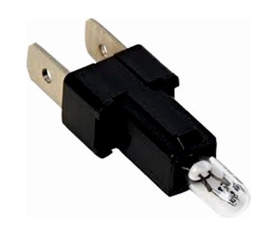Lampenfassung 12V 1.1W mit Glühlampe
