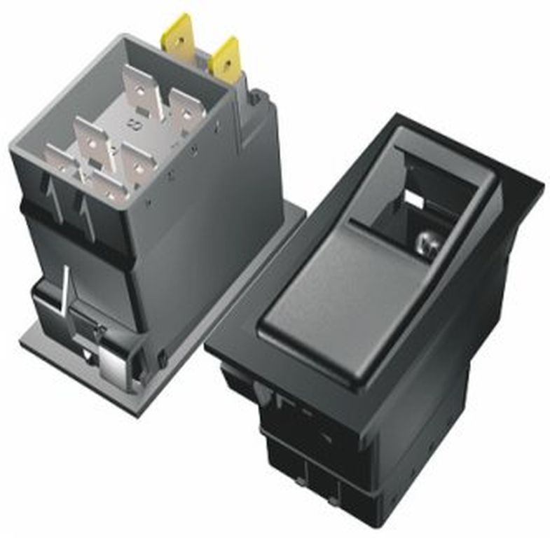 [444056] Commutateur éclairage de fonction  1 - 0 - 2  / 12V