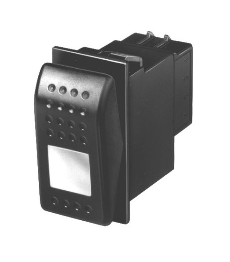 [6FH.007.832.061] Interrupteur à bascule Hella 1 - 0 / 12-24V