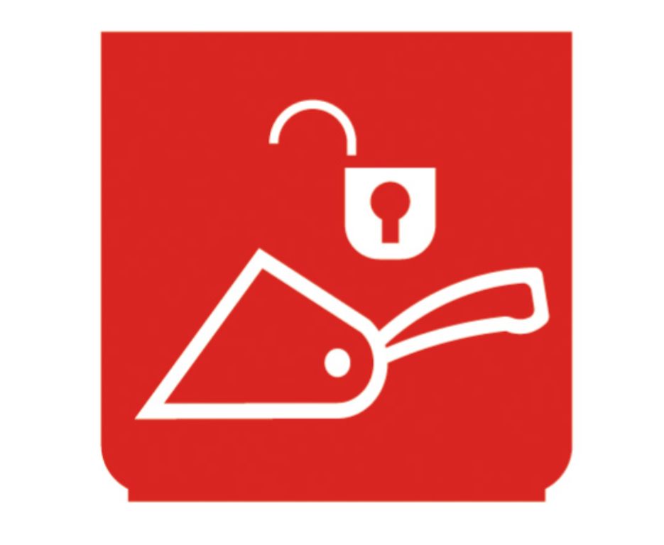 [9XT740763661] Emblem Zusatzgerät öffnen rot
