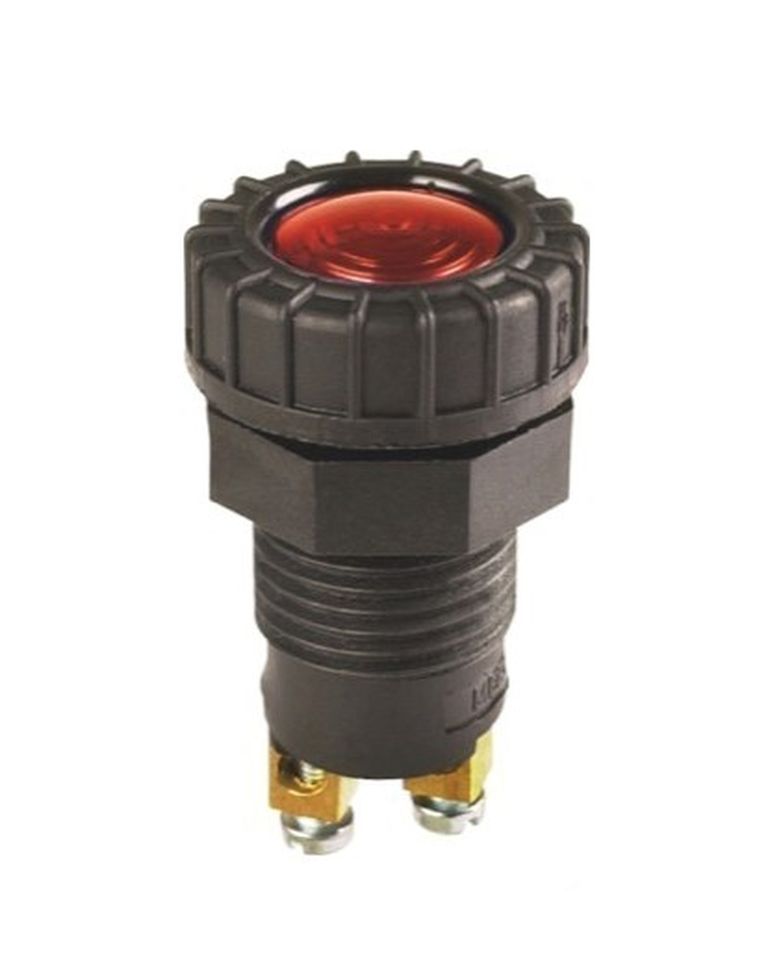 Lampe témoin rouge 12/24V