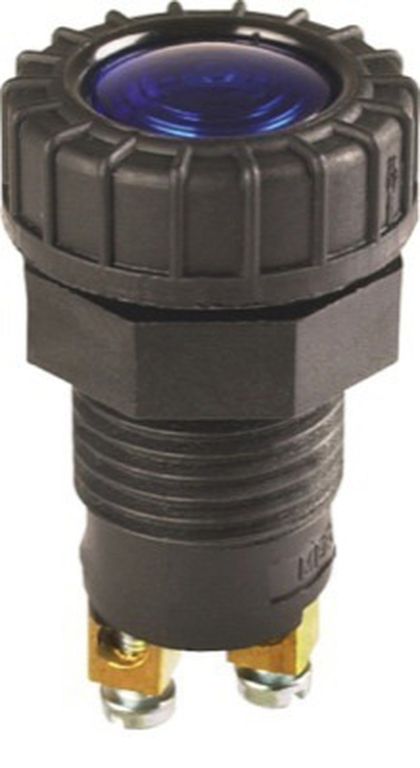 Lampe témoin bleue 12/24V