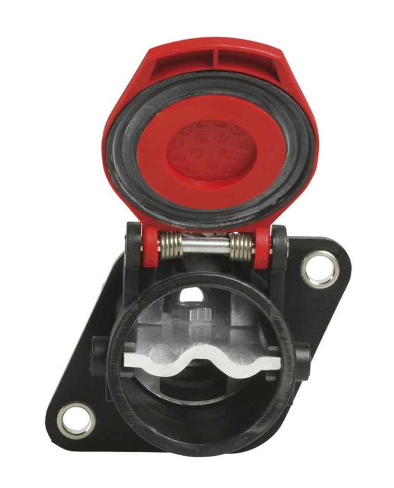 [5993] Point de départ étranger 250A, rouge (positiv) 12-24V