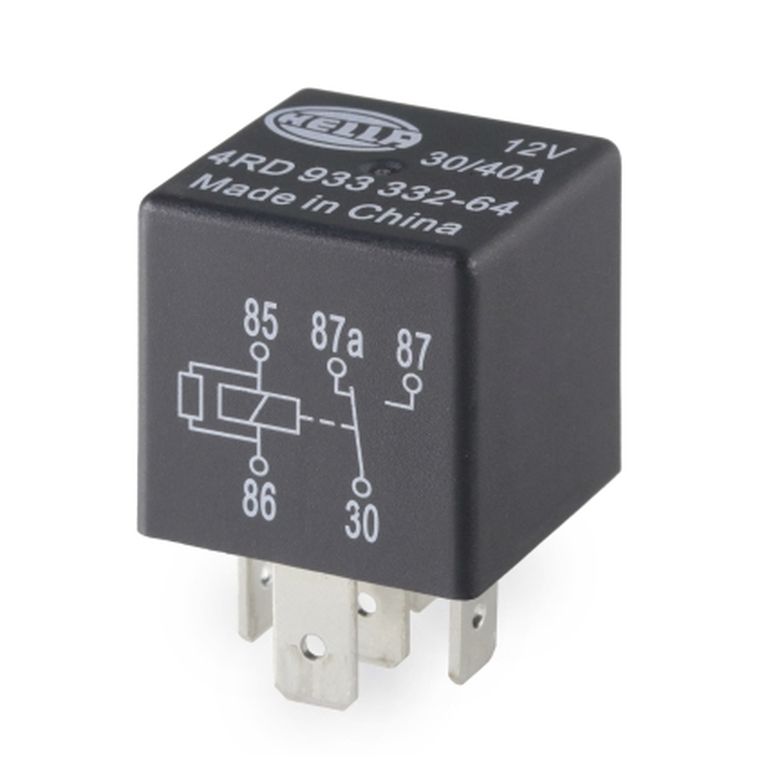 Mini, Wechsler Relais  Hella 12V / 40/20A