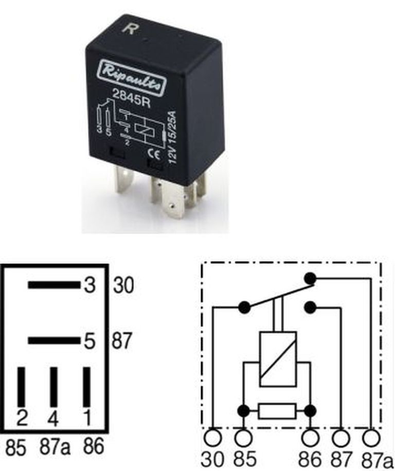 [75.615.206] Micro, Wechsler Relais 206, 24V / 10/5A