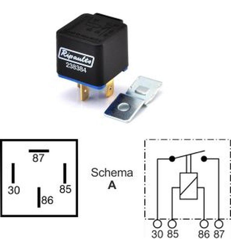 [75.615.240] Mini, Schliesser Relais 240, 24V / 20A