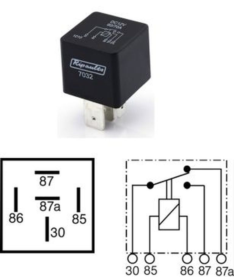 [75.615.182] Mini, Wechsler Relais 182, 12V / 70 / 60A