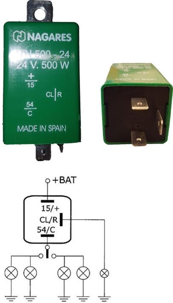 [1448] Blinkautomat, universal (2) 24V / 500 Watt