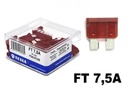 Flachstecksicherung ATO 007, braun, 7,5A, bis 32V