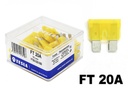 Flachstecksicherung ATO 020, gelb, 20A, bis 32V