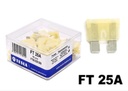 Fusible plat ATO 025, transparent-blanc, 25A, jusqu'à 32V