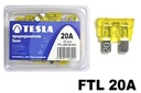 Flachstecksicherung ATO mit LED - Anzeige, gelb, 20A