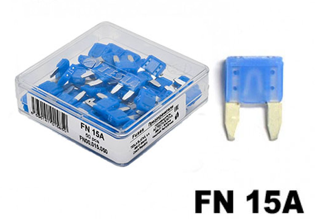 [20.120.015] Fusible mini, bleu, 15A