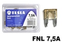 Flachstecksicherung Mini mit LED - Anzeige, braun, 7.5A