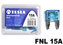 Flachstecksicherung Mini mit LED - Anzeige, hellblau, 15A