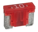 Flachstecks. LOW PROFILE Mini, 010, rot, 10A, bis 58V
