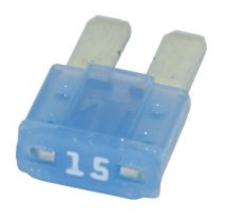 Flachstecksicherung Micro 2, blau, 10A bis 32V
