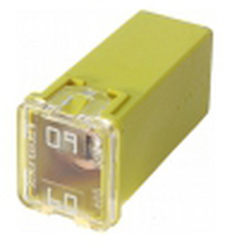 Sicherung, Female small,  gelb, 60A