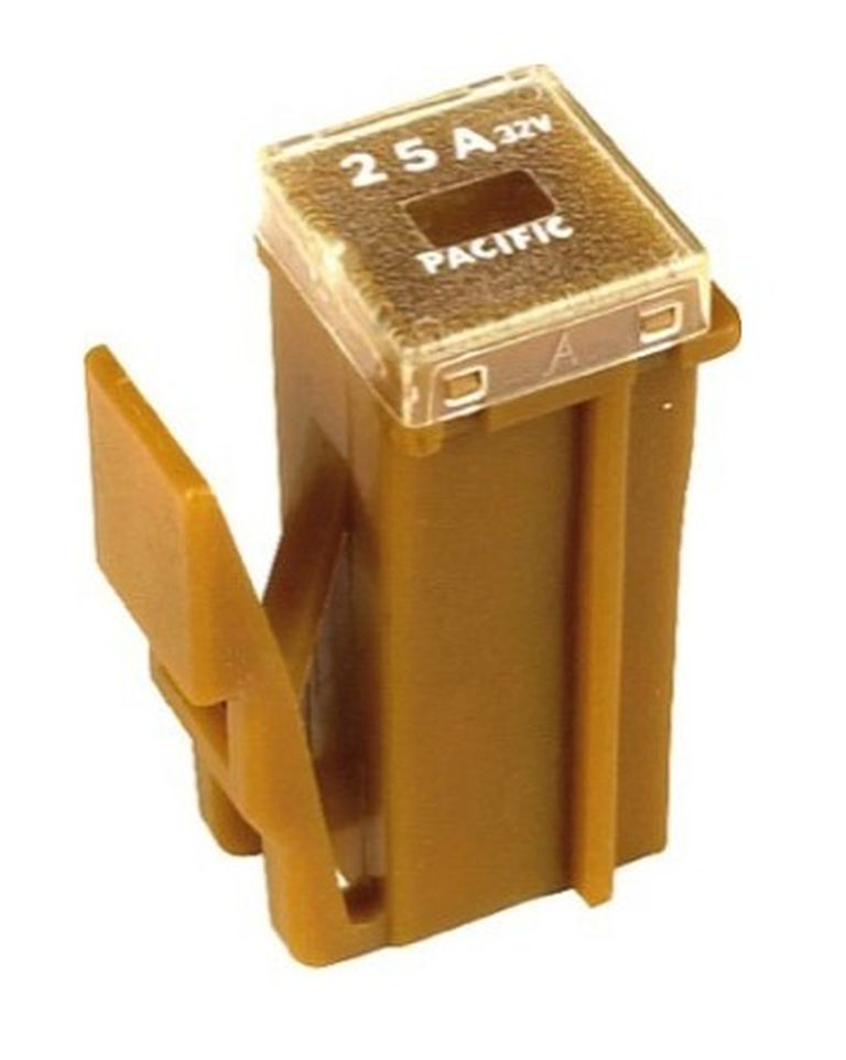 [20.153.025] Sicherung PAL Locking Female slot (D), braun, 25A bis 32V