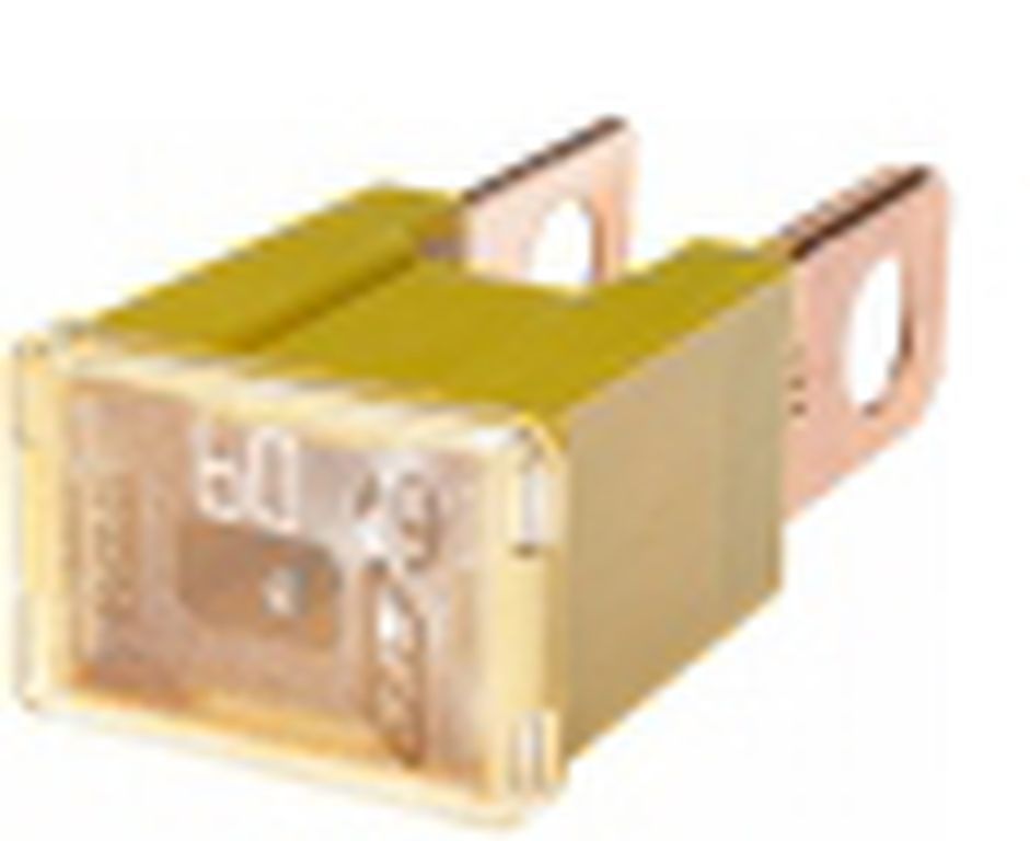 Sicherung PAL-Straight Male, gelb, 60A, bis 32V