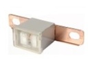 Fusiblés PAL Bent Male (C), blanc, 120A, jusqu'à 32V