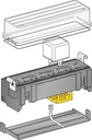 Porte-fusible MTA pour 4 mini-relais, DIN/SAE