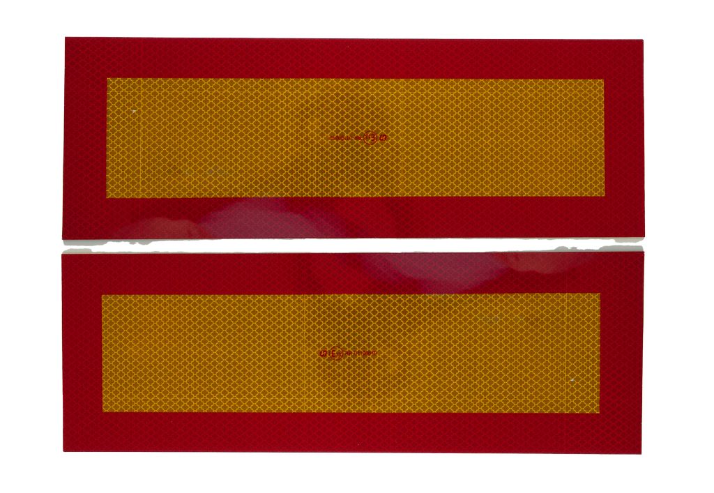 [6002925] ECE 70-01 Set de panneaux en alu pour remorques. 565 x 196mm