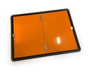 Panneau en alu orange, pliable, réfléchissant, sans sac
