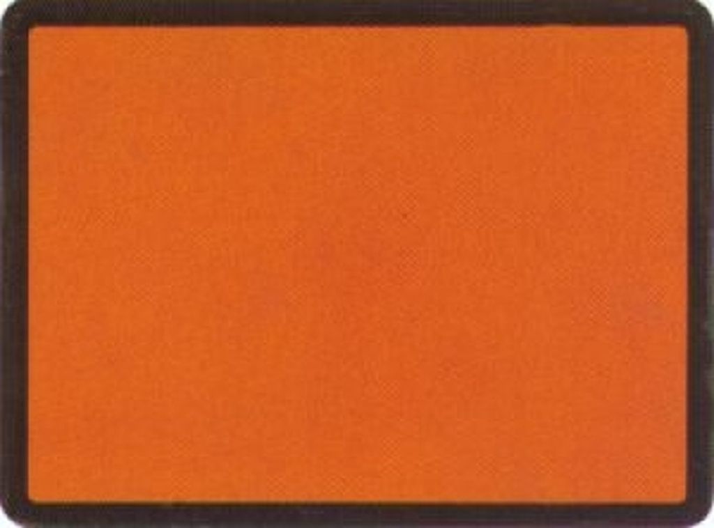Panneau de danger 400 x 300mm, ADR/GGVS, inox