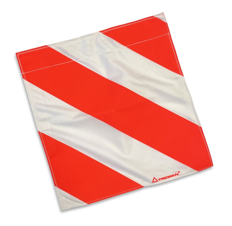 Ersatzflagge zu Fanjo rot/weiss Triopan