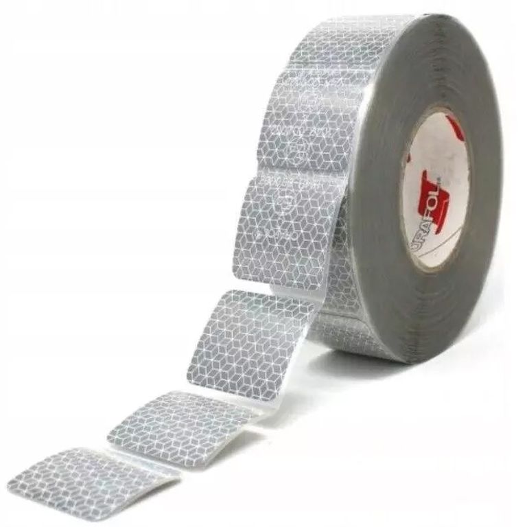 [021000213] Ruban de marquage adhésif argent larg. 51mm, prix p. mètre