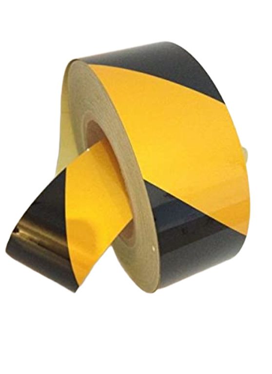 Markierungsklebeband gelb/schwarz 50mm x 10m